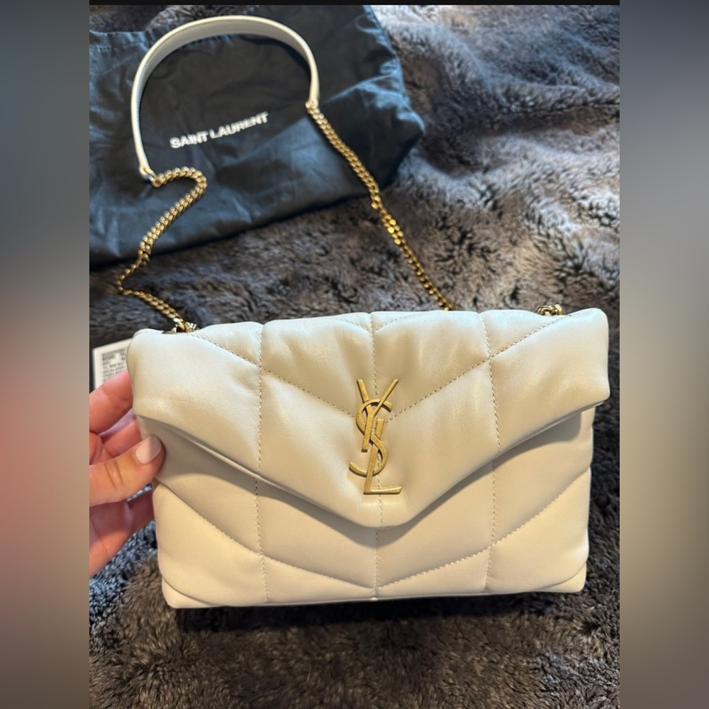 YSL Toy Puffer bag in quilted lambskin